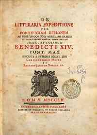 De litteraria expeditione per pontificiam ditionem ad dimetiendos duos meridiani gradus et corrigendam mappam geographicam iussu, et auspiciis Benedicti 14. pont. max. suscepta a patribus Societ. Jesu Christophoro Maire et Rogerio Josepho Boscovich