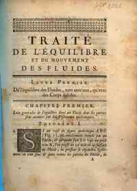 Traite de l'equilibre et du mouvement des fluides. Pour servir de suite au Traite de dynamique. Par M. D'Alembert, ..