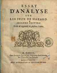 Essay d'analyse sur les jeux de hazard