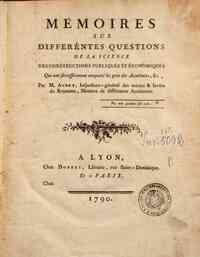Mémoires sur différentes questions de la science des constructions publiques et économiques qui ont successivement remporté les prix des Académies, etc. Par M. Aubry