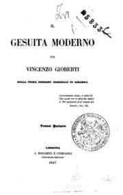 Il gesuita moderno / per Vincenzo Gioberti - 5 / Vincenzo Gioberti