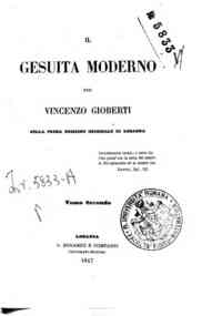 Il gesuita moderno / per Vincenzo Gioberti - 2 / Vincenzo Gioberti