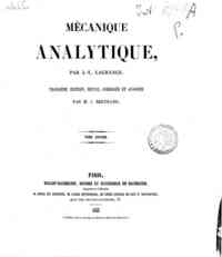 Mécanique analytique - 2 / par J.-L. Lagrange