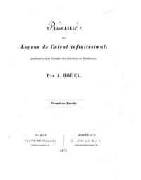 Cours de calcul infinitesimal : professe a la facu... - 1 / par J. Hoüel