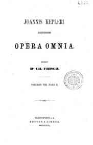 Astronomi opera omnia - 8.2 / Joannis Kepleri