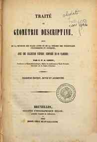 Traité de géométrie descriptive, suivi de la m... - [1] / C. F. A. Leroy