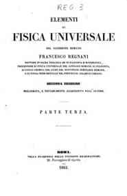 Elementi di fisica universale - 3 / del sacerdote romano Francesco Regnani