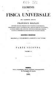Elementi di fisica universale - 2.2 / del sacerdote romano Francesco Regnani