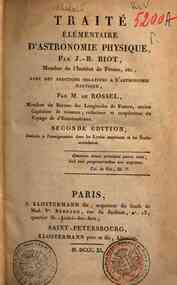 Traité élémentaire d'astronomie physique, par J... - 2