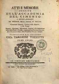Atti e memorie inedite dell'Accademia del Cimento ... - 1
