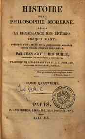 Histoire de la philosophie moderne, depuis la rena... - 3