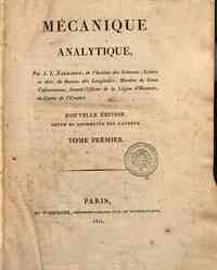 Mécanique analytique, par J.L. Lagrange, de l'Ins... - 1. 