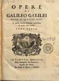 Opere di Galileo Galilei divise in quattro tomi, i... - 3