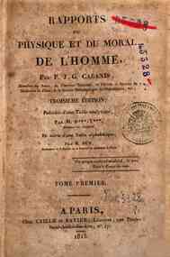 Rapports du physique et du moral de l'homme, par P... - 1