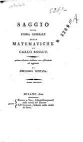 Saggio sulla storia generale delle matematiche di ... - 2