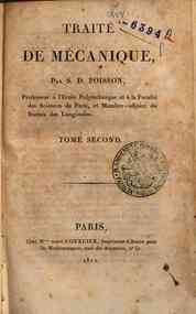 Traite de mecanique, par S.D. Poisson, professeur ... - 2