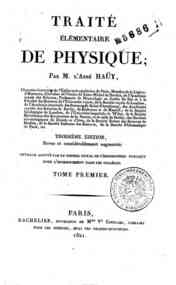 Traité élémentaire de physique; par M. l'abbè ... - 1