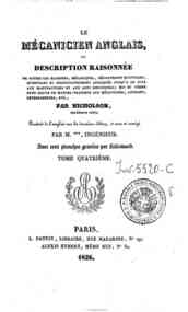 Le mécanicien anglais, ou description raisonn... - 4