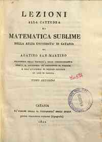 Lezioni alla cattedra di matematica sublime della ... - 2