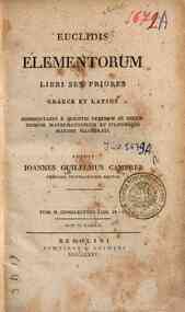 Euclidis Elementorum libri sex priores Graece ... - 2