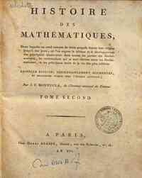 Histoire des mathématiques, dans laquelle on rend... - 2