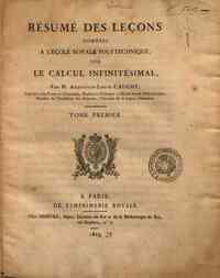 Résumé des leçons données a l'Ècole Royale Po... - 1