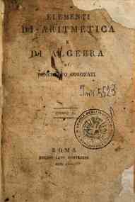 Elementi di aritmetica e di algebra di Benedetto C... - 1