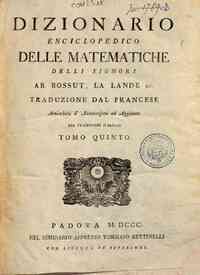 Dizionario enciclopedico delle matematiche delli s... - 5