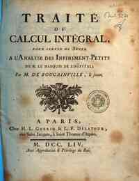 Traite du calcul integral, pour servir de suite a ... - 1