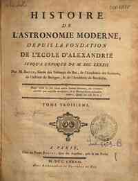 Histoire de l'astronomie moderne depuis la fondati... - 3