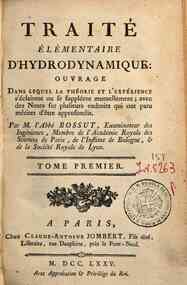 Traité élémentaire d'hydrodynamique: ouvrage da... - 1