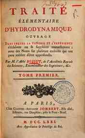 Traite elementaire d'hydrodynamique: ouvrage dans ... - 1