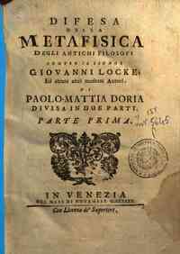 Difesa della metafisica degli antichi filosofi con... - 1