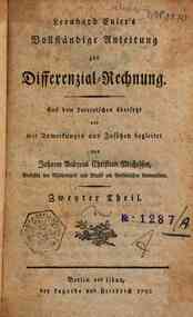 Leonhard Euler's Vollstandige Anleitung zur Di... - 2