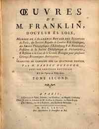 Œuvres de m. Franklin, docteur ès loix, membre d... - 2