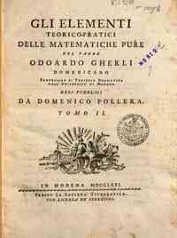 Gli elementi teorico-pratici delle matematiche... - 2