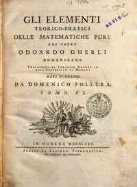 Gli elementi teorico-pratici delle matematiche... - 6