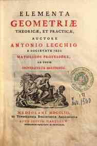 Elementa geometriae theoricae, et practicae, aucto... - \1!