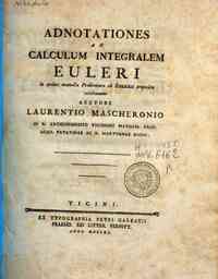 Adnotationes ad calculum integralem Euleri in quib... - 1