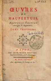 Oeuvres de Maupertuis. Tome premier [- quatrieme] - 3