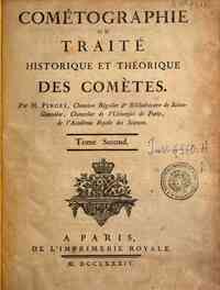 Cométographie ou traité historique et théorique... - 2. 