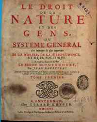 Le droit de la nature et des gens, ou systeme ... - 1