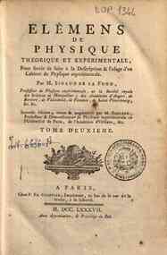 Elémens de physique théorique et expérimentale,... - 2