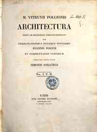 M. Vitruvii Pollionis Architectura textu ex re... - 1.2