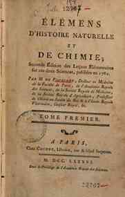 Elemens d'histoire naturelle et chimie; par M. de ... - 1