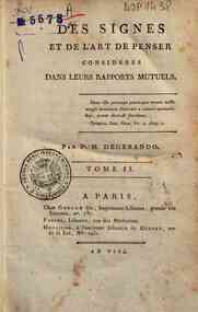 Des signes et de l'art de penser consideres dans l... - 2