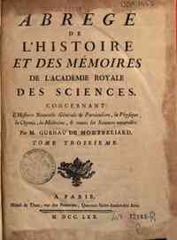 Abrégé de l'histoire et des mémoires de l'Acad... - 3 / Philippe Guéneau de Montbeillard