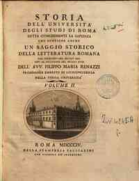 Storia dell'università degli studj di Roma detta ... - 2