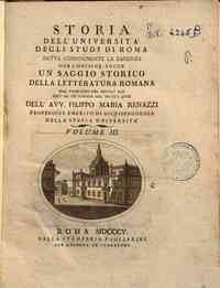 Storia dell'università degli studj di Roma detta ... - 3