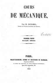 Cours de mecanique - 1
